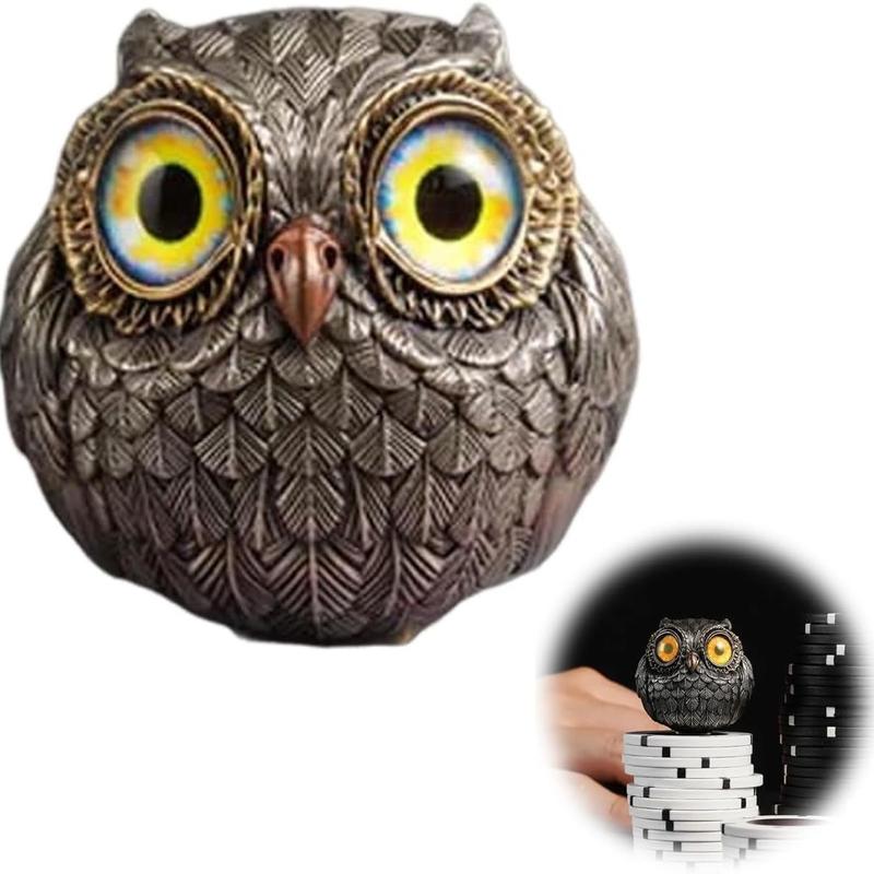Owl Beads Pendant Owl Home Decoration Resin Craft Ornament