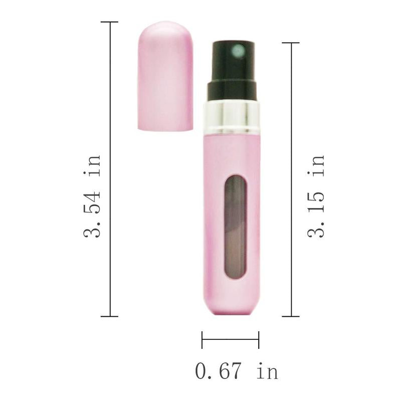 5ml refillable perfume atomizer travel, portable mini pocket Perfume Atomizer for travel accessories tin canister Organizer Bottle