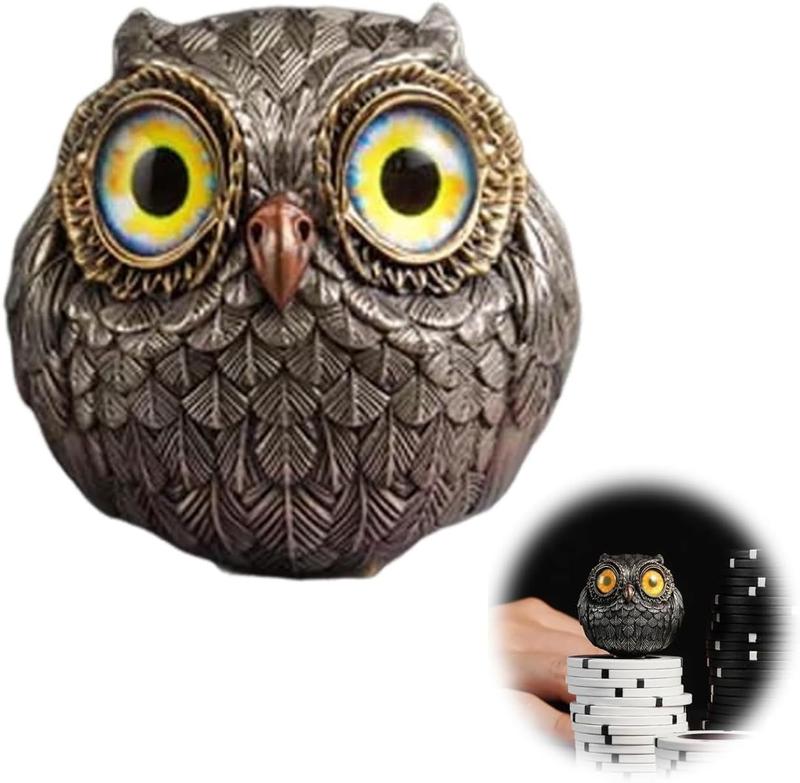 Owl Beads Pendant Owl Home Decoration Resin Craft Ornament