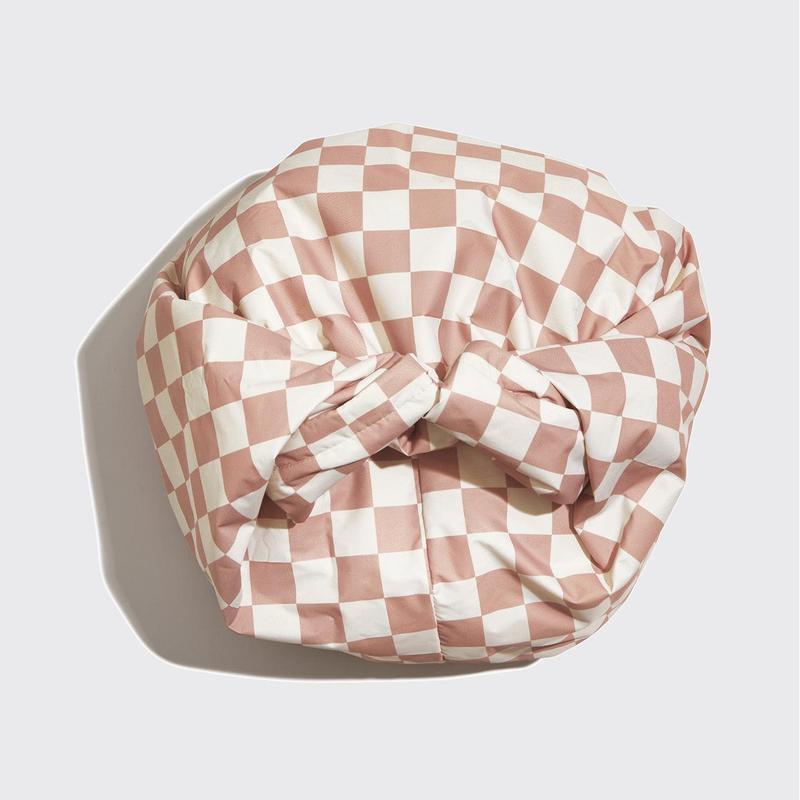 Satin Cline luxury shower cap-offset Cover Adjustable Waterproof