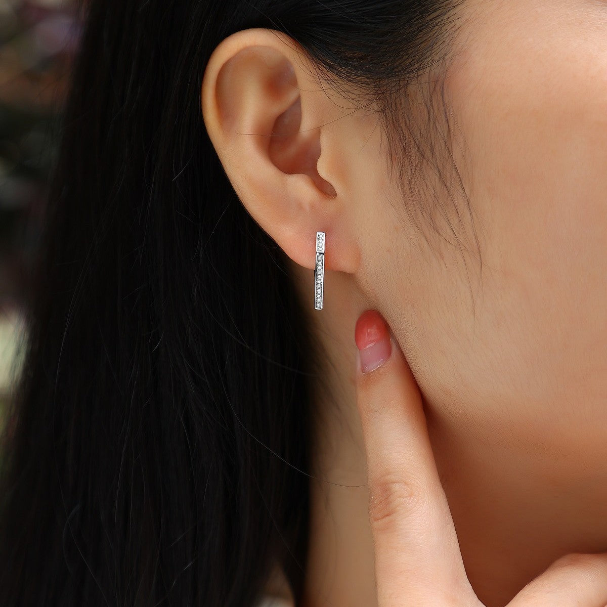 S925 Crown Earrings Moissanite New Hoop Earrings