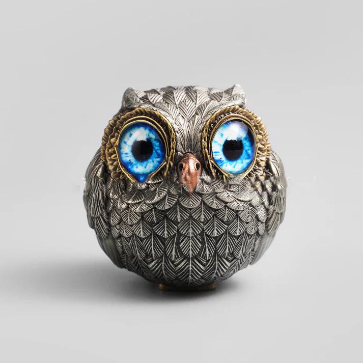 Owl Beads Pendant Owl Home Decoration Resin Craft Ornament
