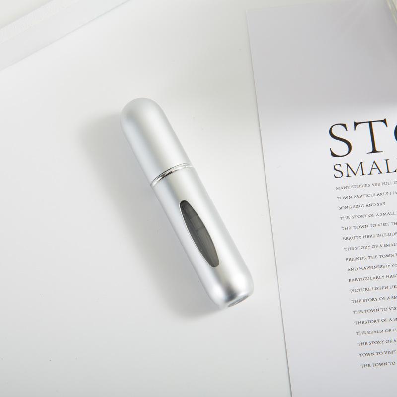 5ml refillable perfume atomizer travel, portable mini pocket Perfume Atomizer for travel accessories tin canister Organizer Bottle