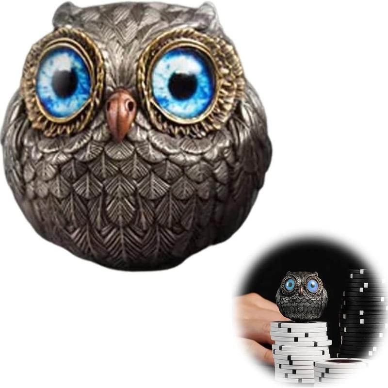 Owl Beads Pendant Owl Home Decoration Resin Craft Ornament