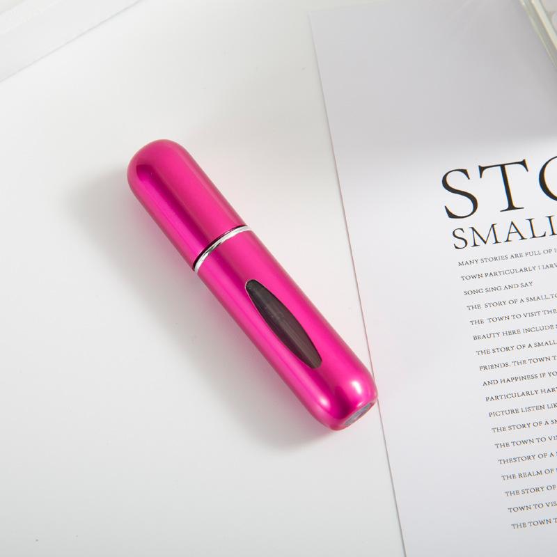 5ml refillable perfume atomizer travel, portable mini pocket Perfume Atomizer for travel accessories tin canister Organizer Bottle