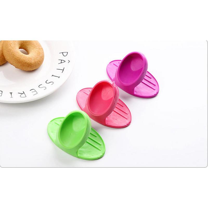 3pcs New Silicone Insulated Finger Cover for Home Kitchen Thickened High Temperature and Heat Resistant Gloves Wholesale Microwave Oven Bowl Picking