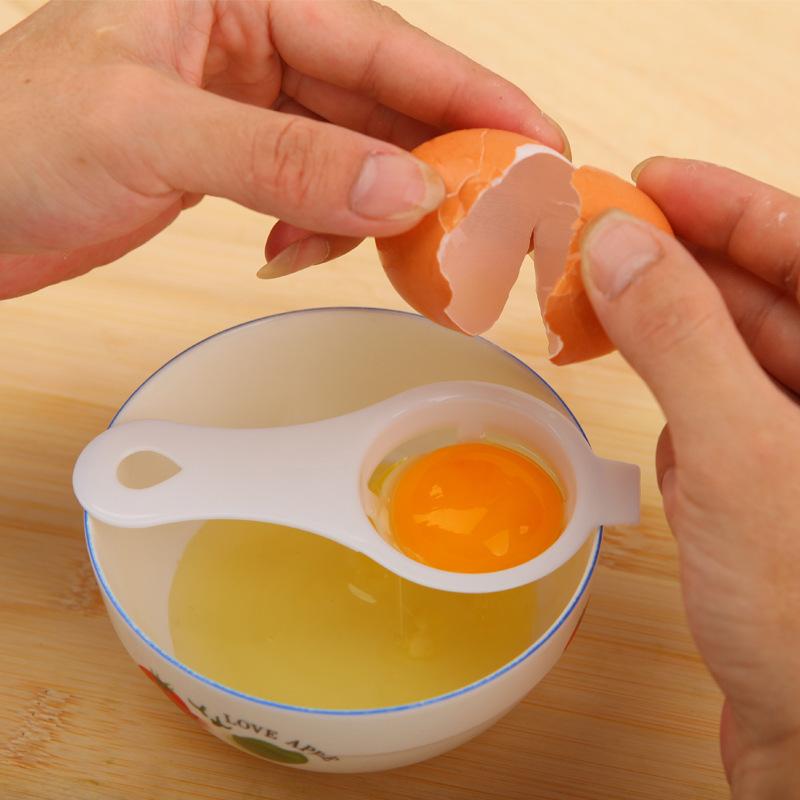 2pcs Egg Yolk Egg White Separator Household Baby Baking Protein Filter Egg Mixture Artifact Egg Commercial Egg Leakage Egg White Kitchen Utensils