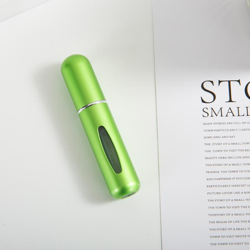5ml refillable perfume atomizer travel, portable mini pocket Perfume Atomizer for travel accessories tin canister Organizer Bottle