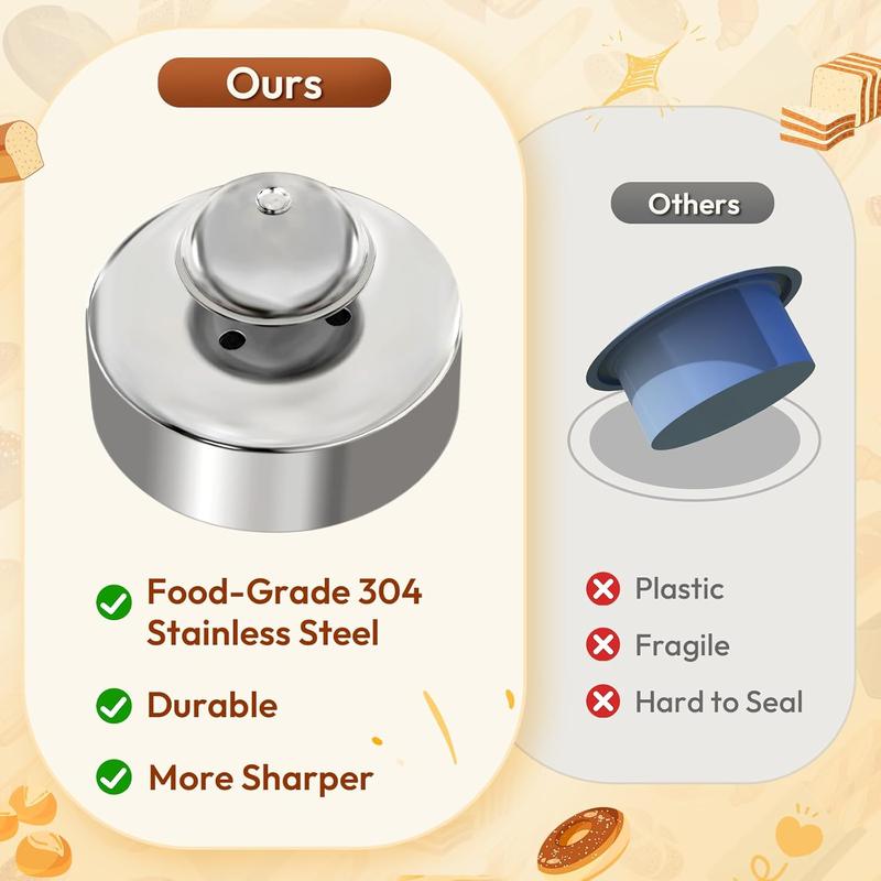 Sandwich Cutter, Sandwich Cutter and Sealer, Sandwich Maker,Uncrustables Peanut Butter and Jelly Sandwiches Tool/PBJ Cutter, Uncrustable Sandwich Maker for Kids, for Thanksgiving/Christmas Day