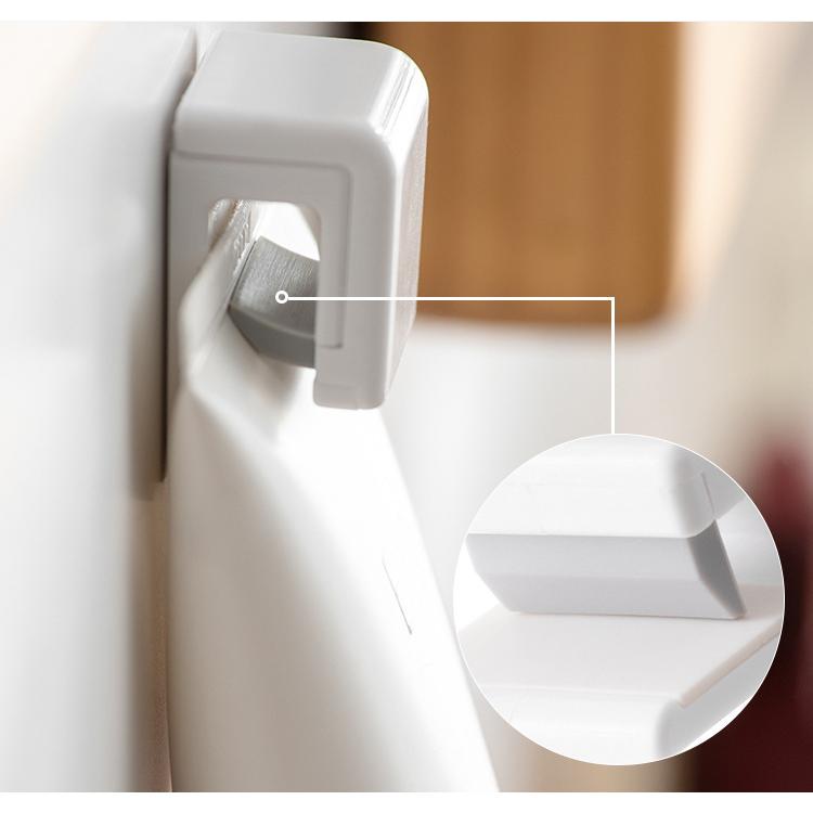 5pcs Toothpaste Holder Punch-Free Wall-Mounted Facial Cleanser Bathroom Storage Rack Wall Skincare Storage Hanging Clip Organiser Hangable