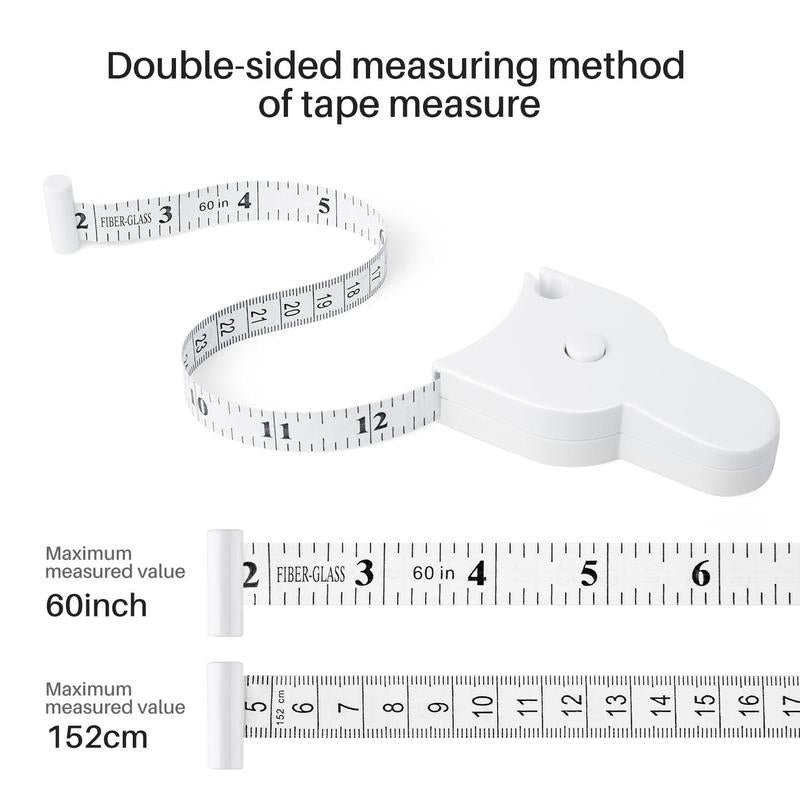 Retractable Body Tape Measure, Automatic Portable Body Measuring Tape, Household Measuring Tools for Waist, Hip, Arm, Birthday Gifts