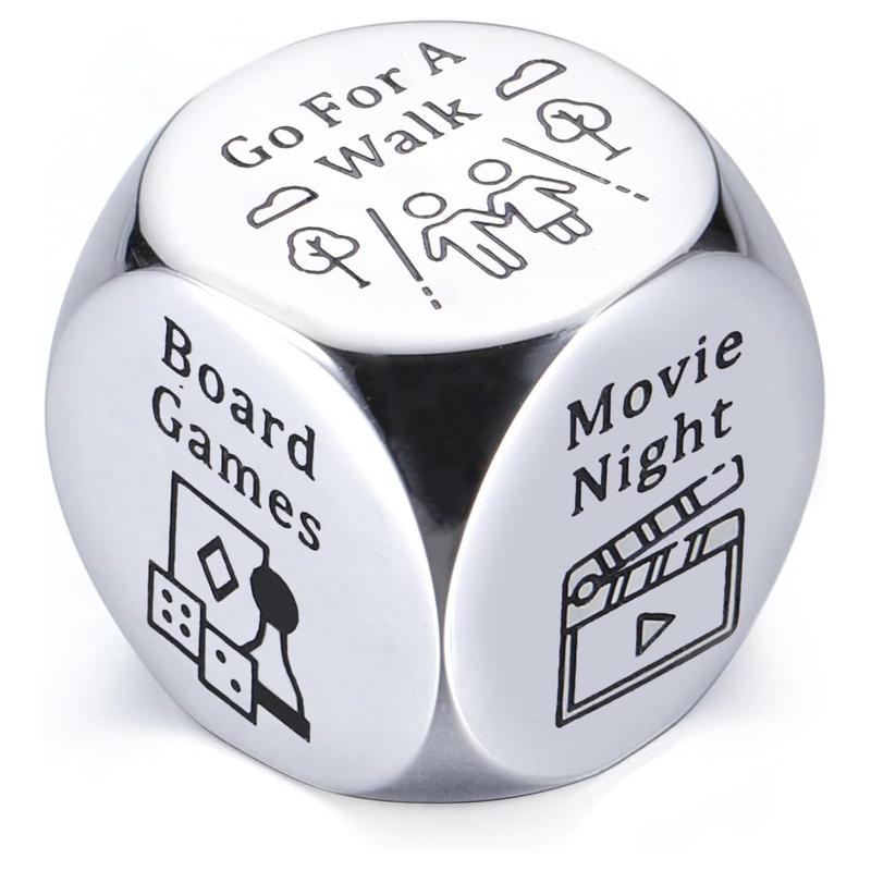 Anniversary for Him Her Date Night Ideas Dice Gifts for Boyfriend Girlfriend Wedding Gifts Couple Gifts 11th Anniversary Steel Gift for Wife Husband Birthday Valentines for Women Men