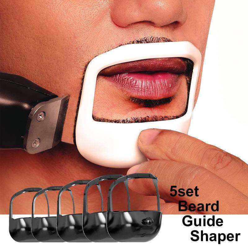 Beard Modeling Template 5-Piece Beard Modeling Template 5PCs Beard Guide
