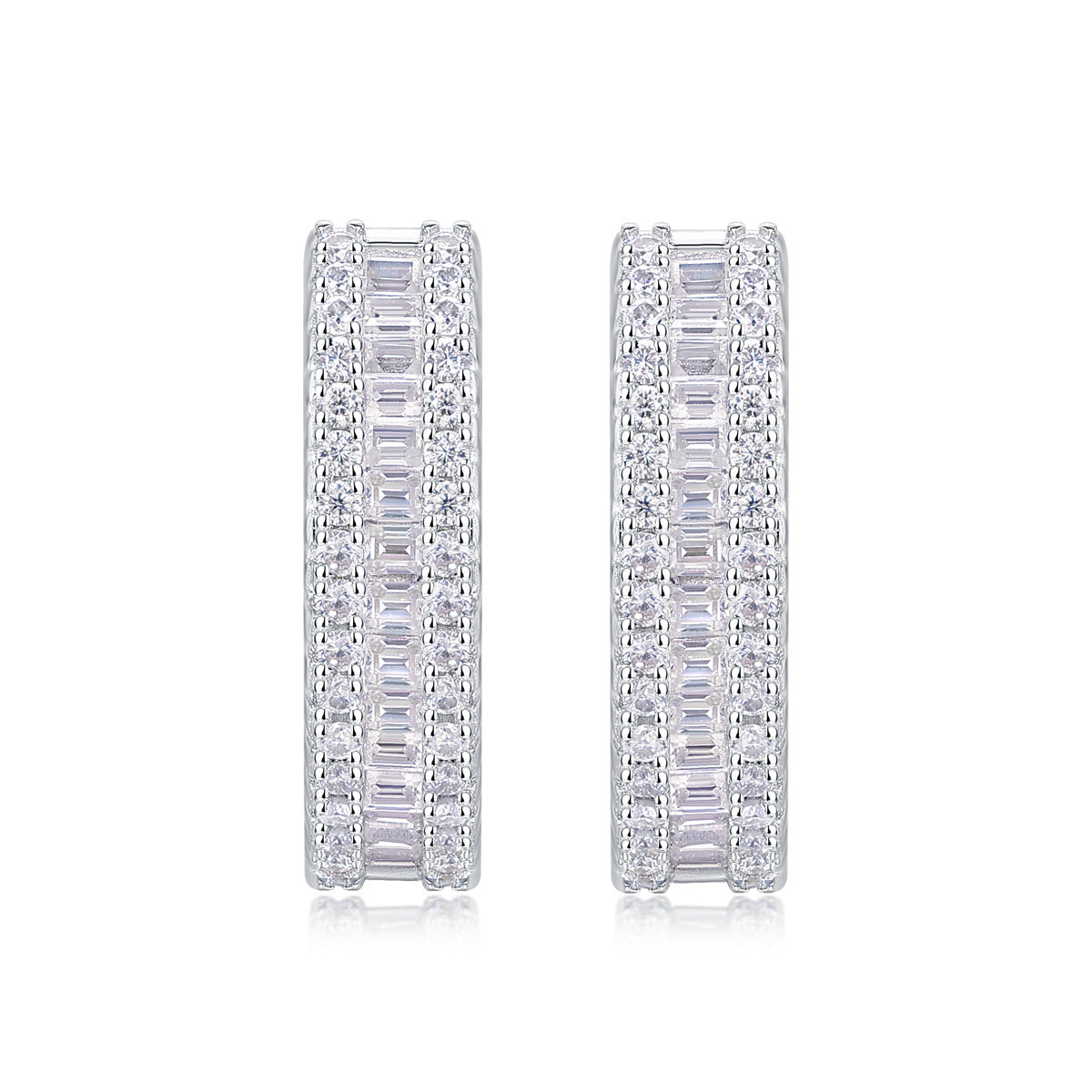 Elegant Niche Light Luxury S925 Hoop Earrings for Women Non-Fading