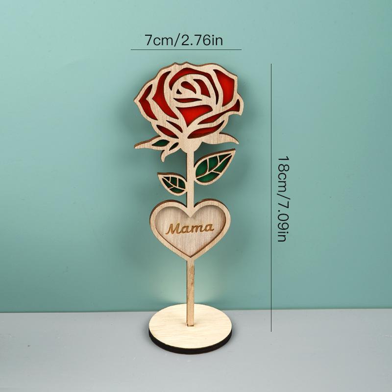 Creative New Wood Mama Roses Wood Roses Wood Mother's Day Gifts Wood Crafts