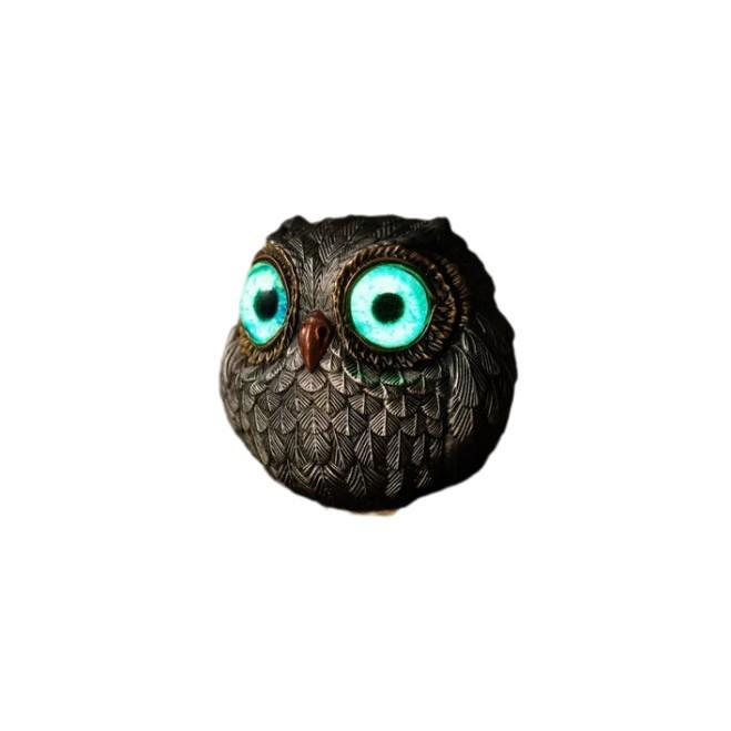 Owl Beads Pendant Owl Home Decoration Resin Craft Ornament