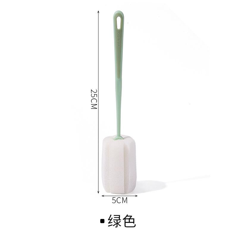 2pcs Cup brush, cup magic tool, water cup cleaning, long handle washing, bottle brush, no dead corners to remove tea stains, sponge small brush