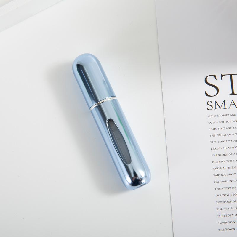 5ml refillable perfume atomizer travel, portable mini pocket Perfume Atomizer for travel accessories tin canister Organizer Bottle