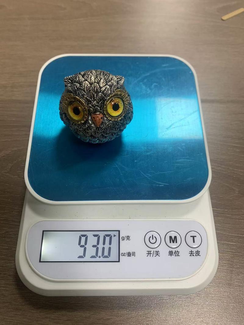 Owl Beads Pendant Owl Home Decoration Resin Craft Ornament