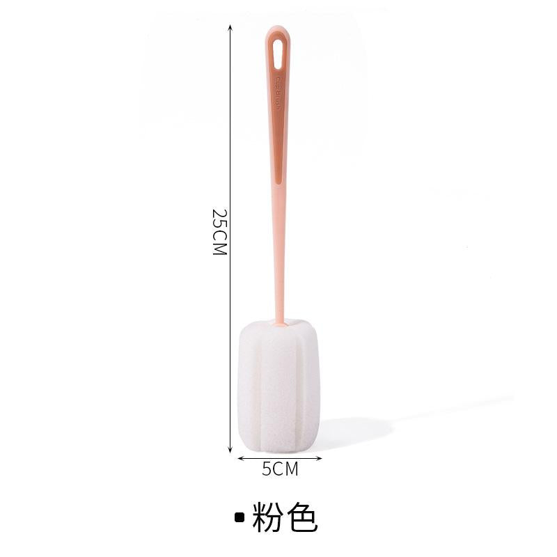 2pcs Cup brush, cup magic tool, water cup cleaning, long handle washing, bottle brush, no dead corners to remove tea stains, sponge small brush