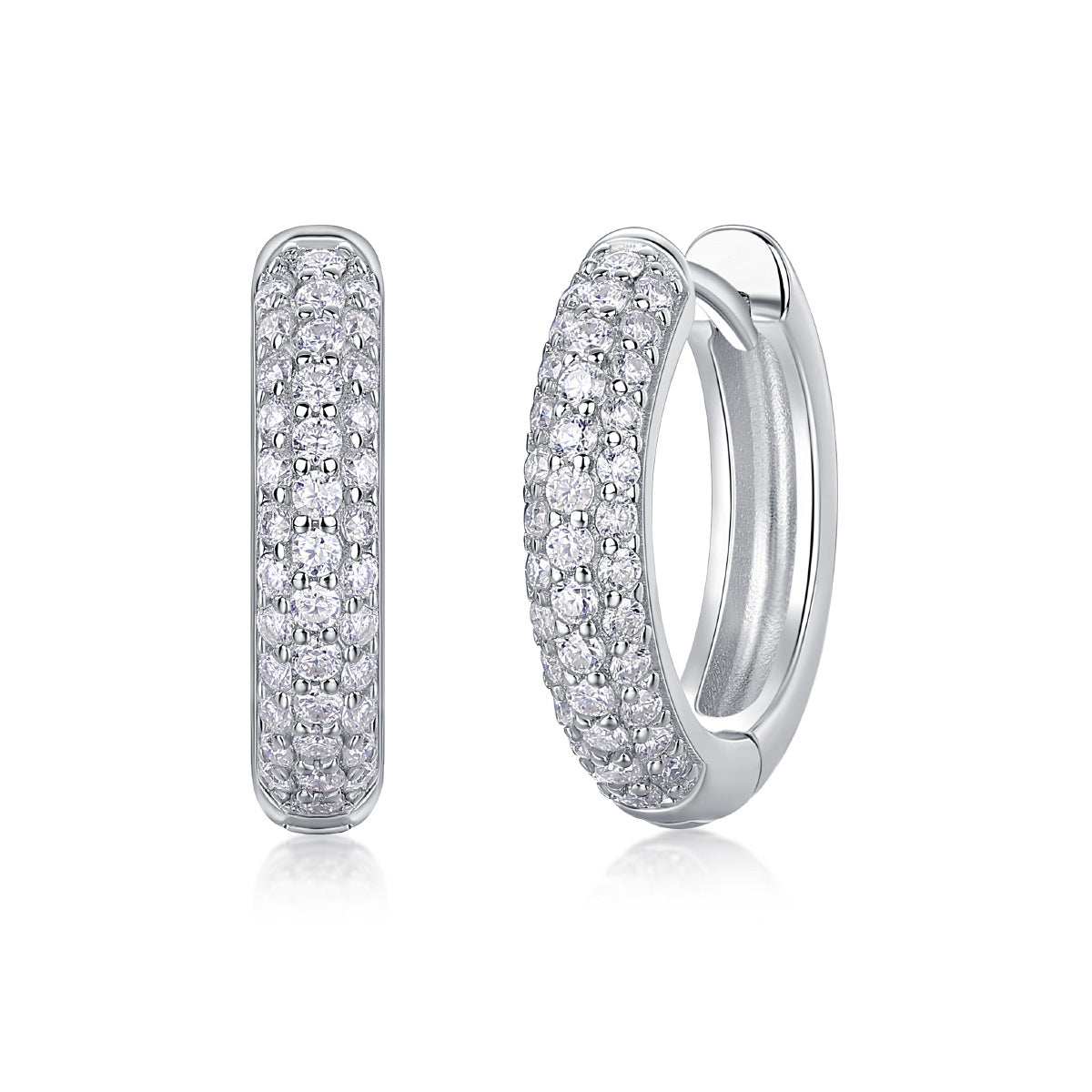 S925 Corner Star Earrings Moissanite Ear Ring