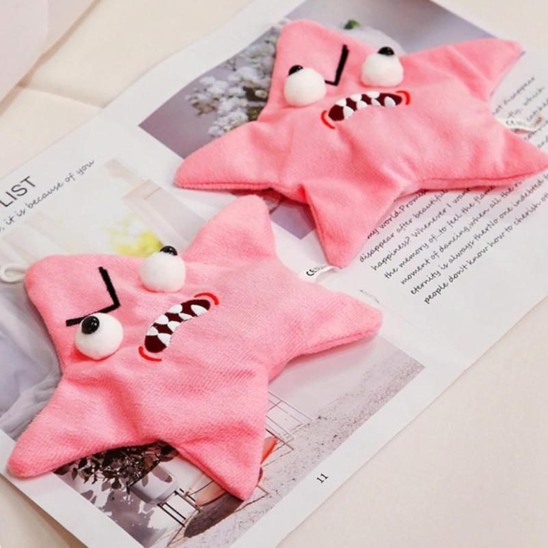 Angry Moving Jumping Star Plush Toy Schoolbag Doll Expression Star Plush Soft Kawaii Children Fun Trick Toy Gift , the original paige poster