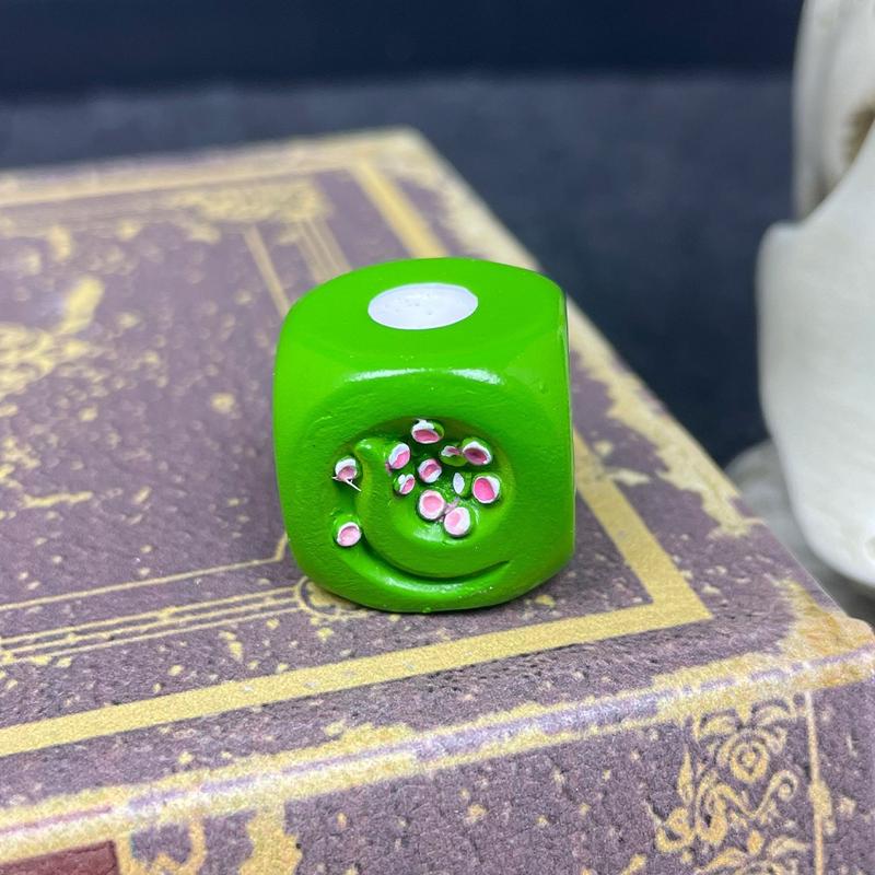 Halloween Demon Dice Toy Desktop Resin Crafts Micro Landscape Ornaments Atmosphere Gift