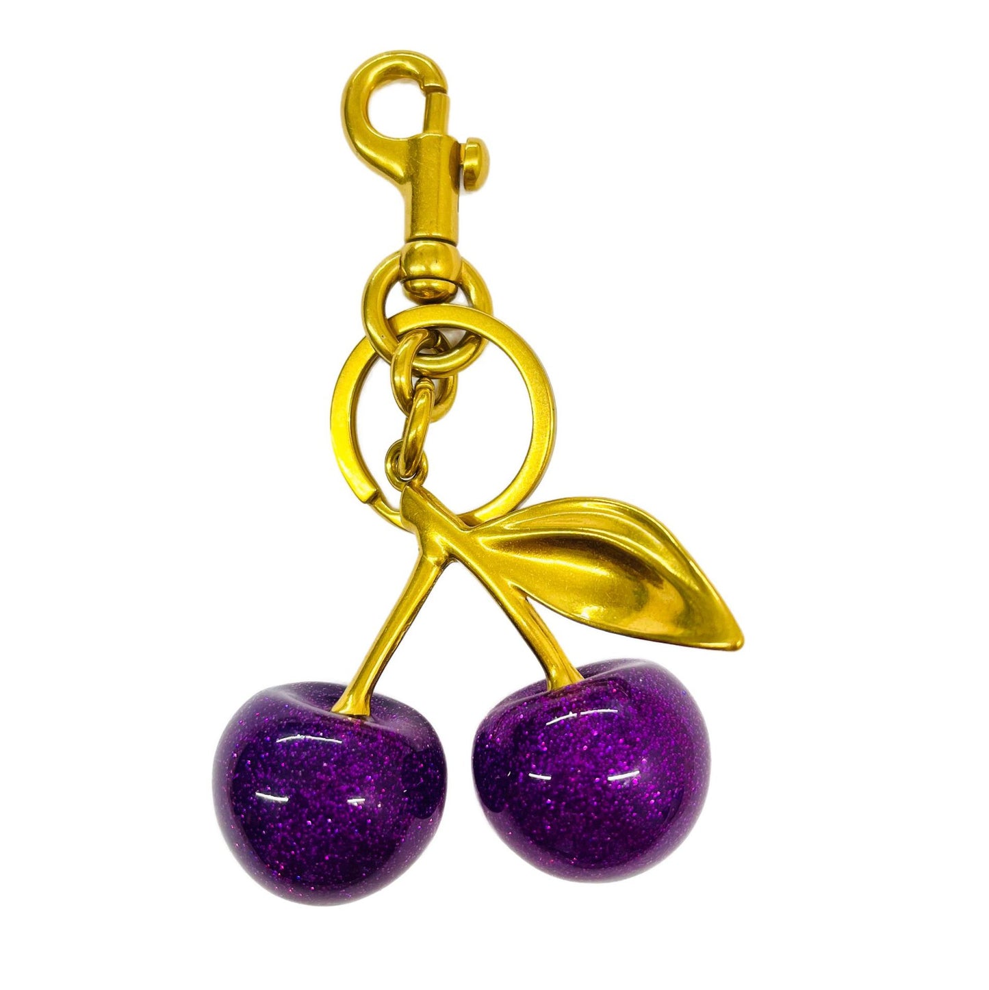 Cute Cherry Design Keychain, Fashionable Alloy Keychain for Women & Girls, Trendy All-match & Exquisite Keychain for Birthday Gift