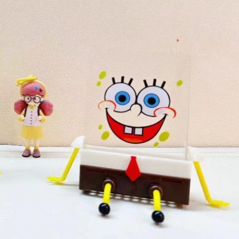Cartoon Sponge Holder, 1 Count Lovely Lightweight Plastic Sponge Storage Drain Rack, Home Organizer for Bathroom Dormitory Hotel