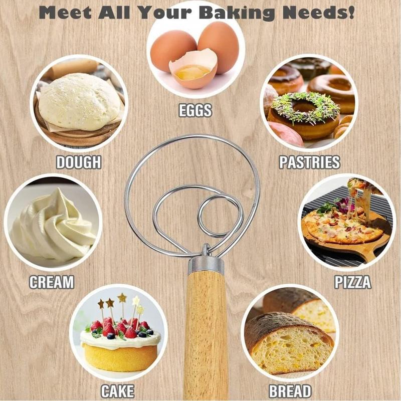 Pack of 2 Danish Dough for Cake Bread Pizza Pastry Biscuits Tool Bakeware Utensils