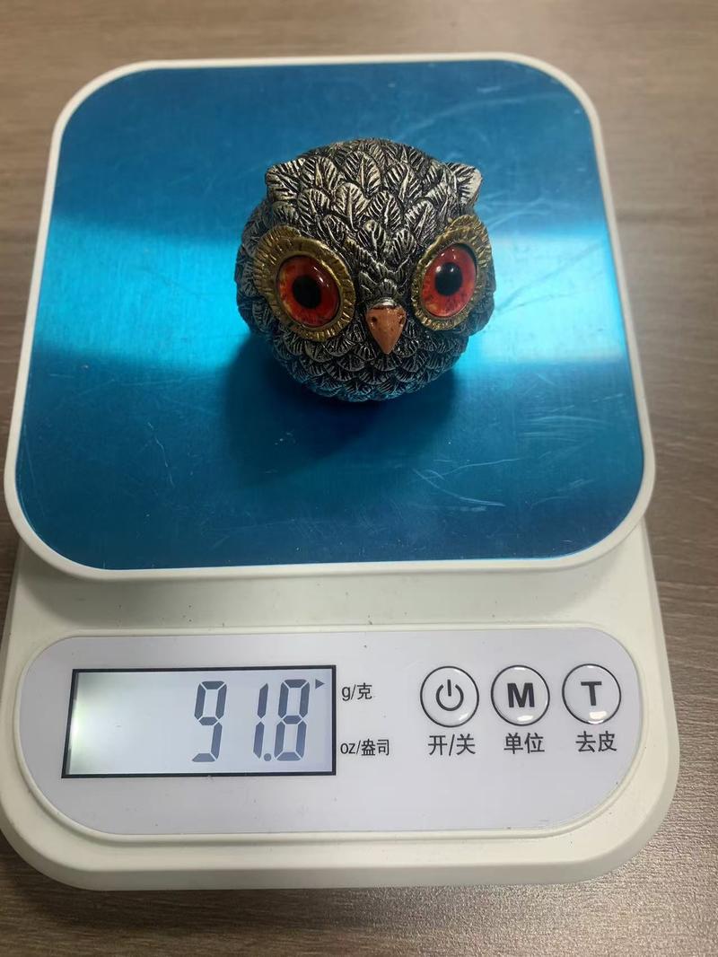 Owl Beads Pendant Owl Home Decoration Resin Craft Ornament