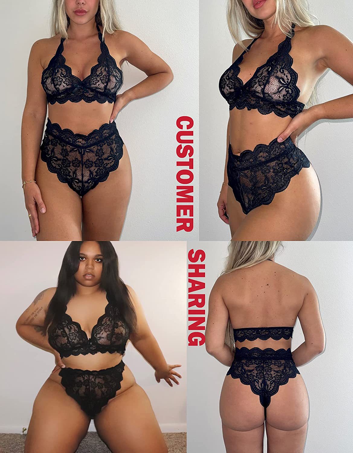 New Arrival Plus Size Sexy Lingerie Set - Separate Style with Lace, Perfect for a Passionate Night - New Arrival