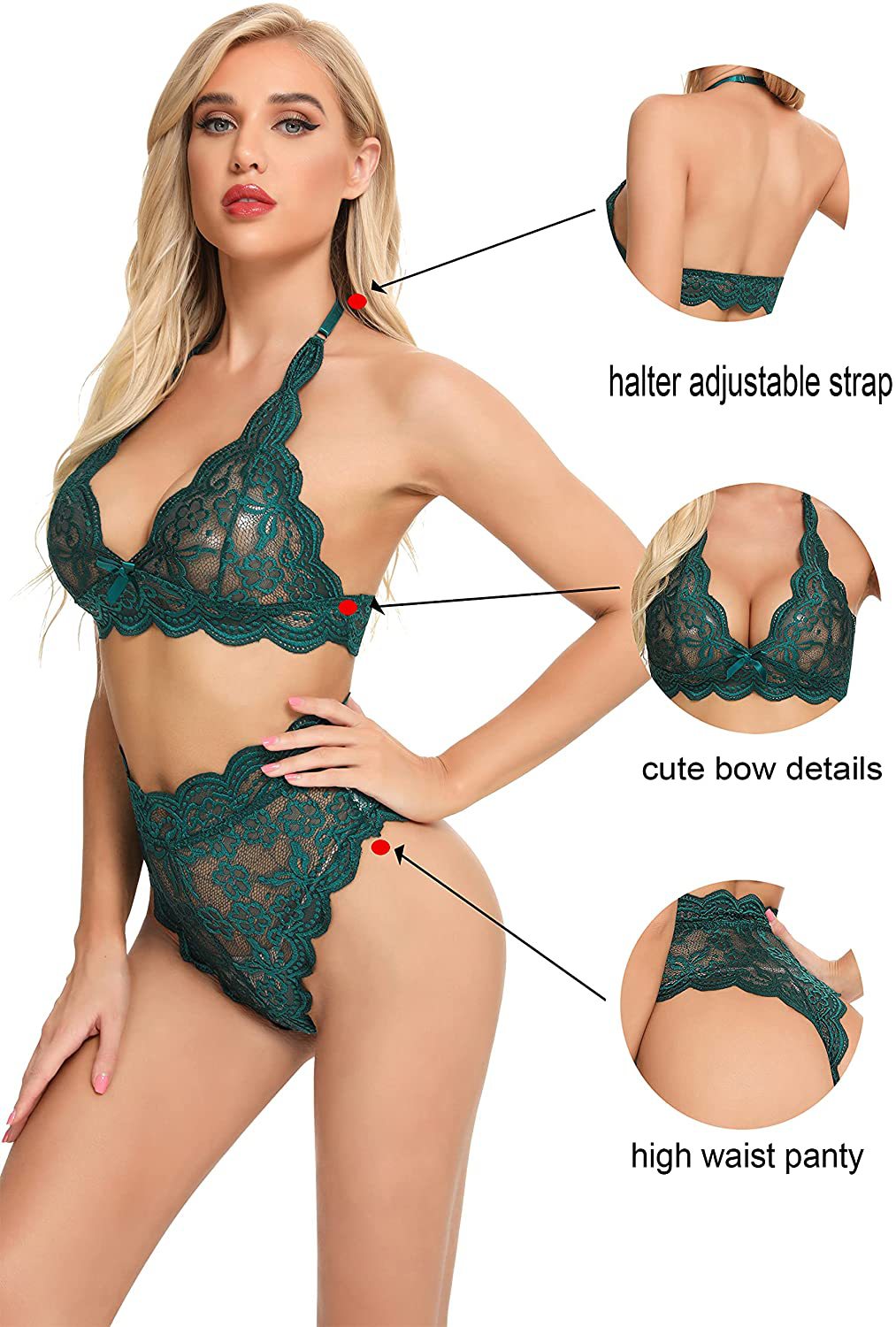 New Arrival Plus Size Sexy Lingerie Set - Separate Style with Lace, Perfect for a Passionate Night - New Arrival