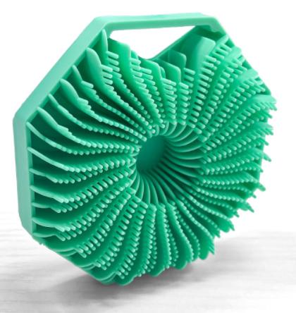 Body Scrubber, Antimicrobial Silicone Body Scrubber, Exfoliating for Sensitive Skin, Bath & Shower Body Brush, Shower Accessories