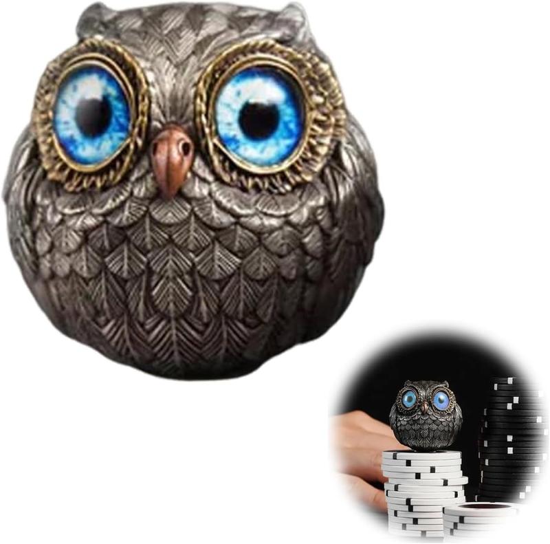 Owl Beads Pendant Owl Home Decoration Resin Craft Ornament