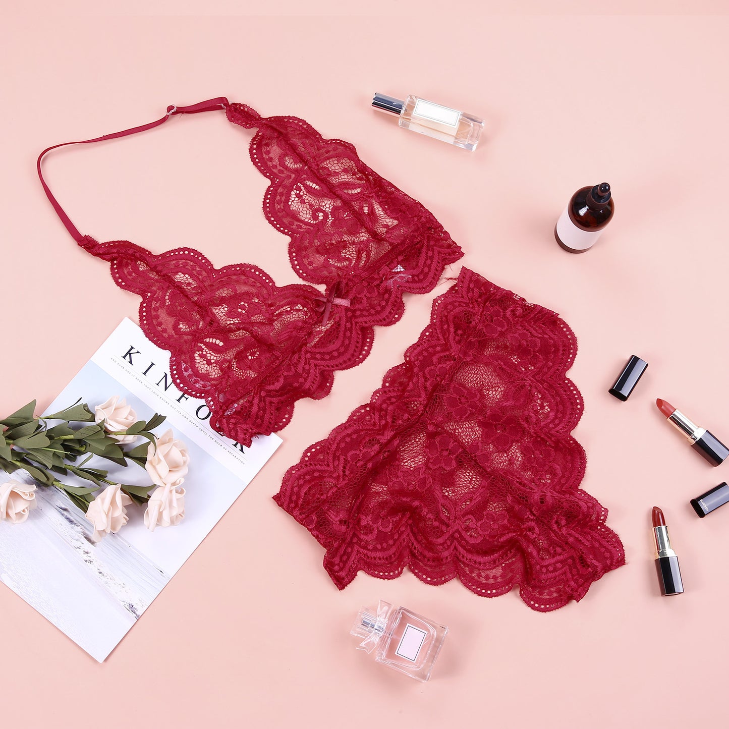 New Arrival Plus Size Sexy Lingerie Set - Separate Style with Lace, Perfect for a Passionate Night - New Arrival
