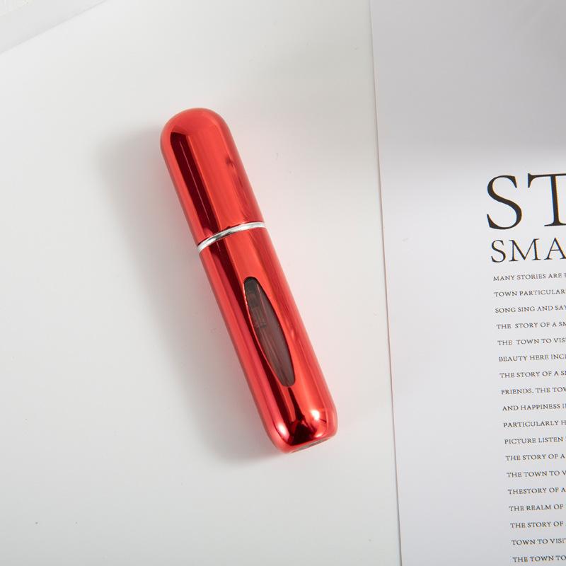 5ml refillable perfume atomizer travel, portable mini pocket Perfume Atomizer for travel accessories tin canister Organizer Bottle