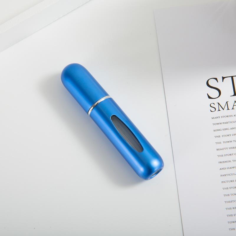 5ml refillable perfume atomizer travel, portable mini pocket Perfume Atomizer for travel accessories tin canister Organizer Bottle