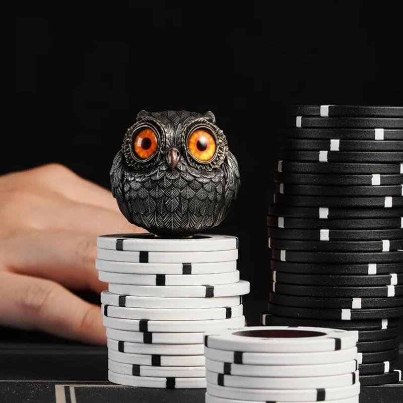 Owl Beads Pendant Owl Home Decoration Resin Craft Ornament
