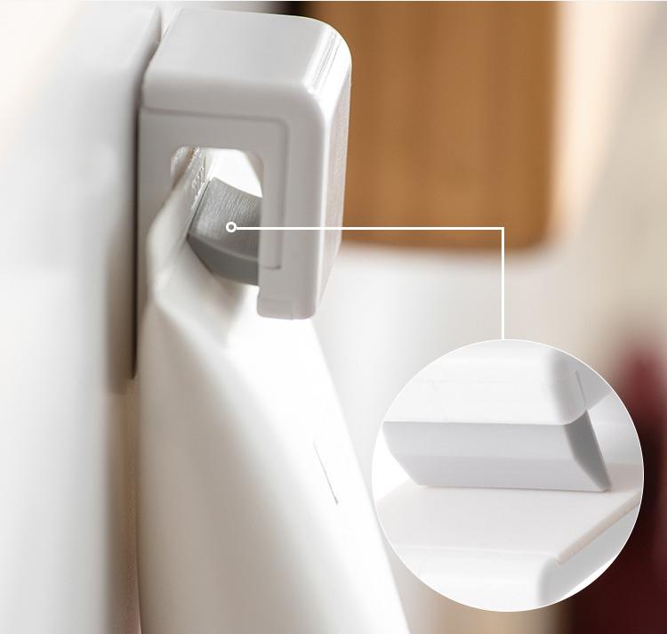5pcs Toothpaste Holder Punch-Free Wall-Mounted Facial Cleanser Bathroom Storage Rack Wall Skincare Storage Hanging Clip Organiser Hangable