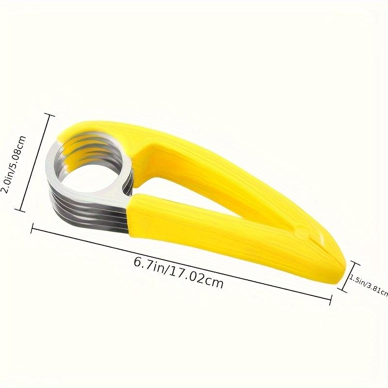 Stainless Steel Banana and Cucumber Slicer-Perfect for Barbecue and Outdoor Cooking, Food Safe Kitchen Gadgets