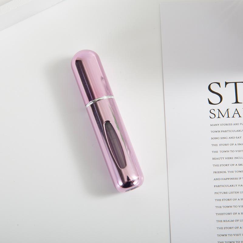 5ml refillable perfume atomizer travel, portable mini pocket Perfume Atomizer for travel accessories tin canister Organizer Bottle