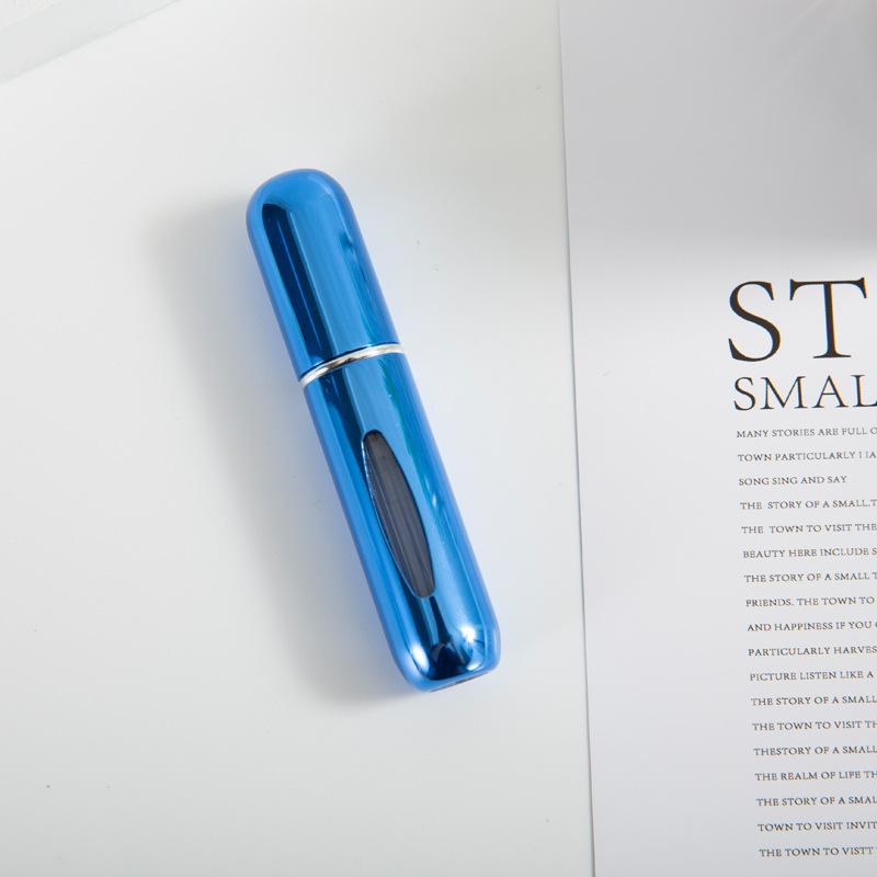 5ml refillable perfume atomizer travel, portable mini pocket Perfume Atomizer for travel accessories tin canister Organizer Bottle