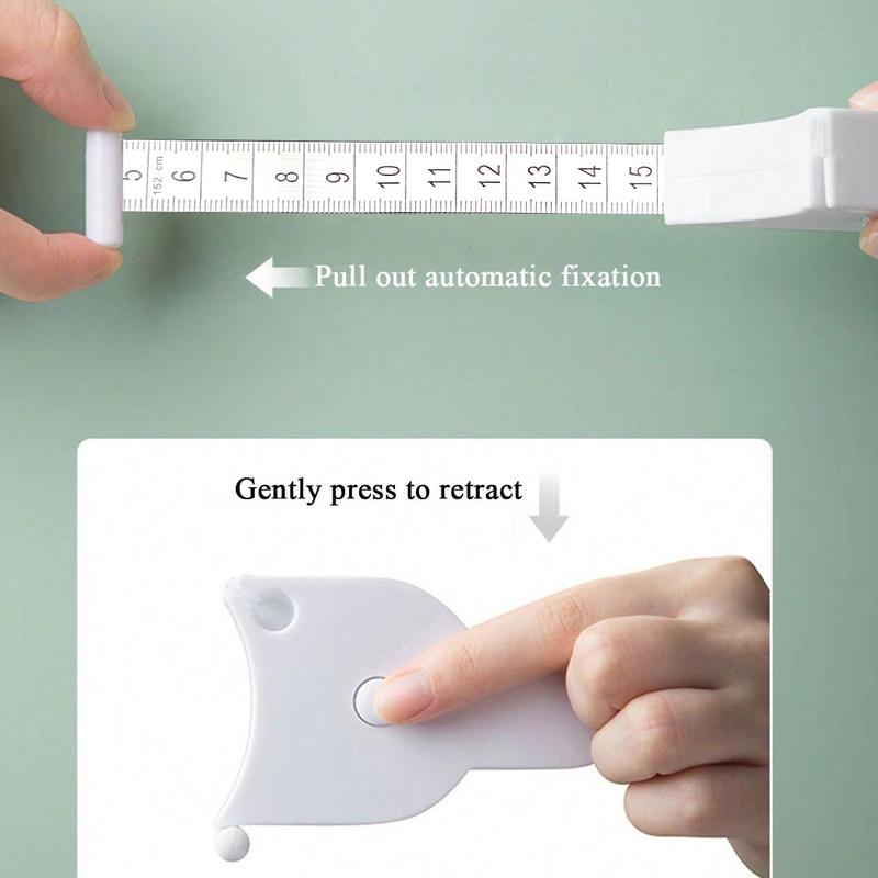 Retractable Body Tape Measure, Automatic Portable Body Measuring Tape, Household Measuring Tools for Waist, Hip, Arm, Birthday Gifts