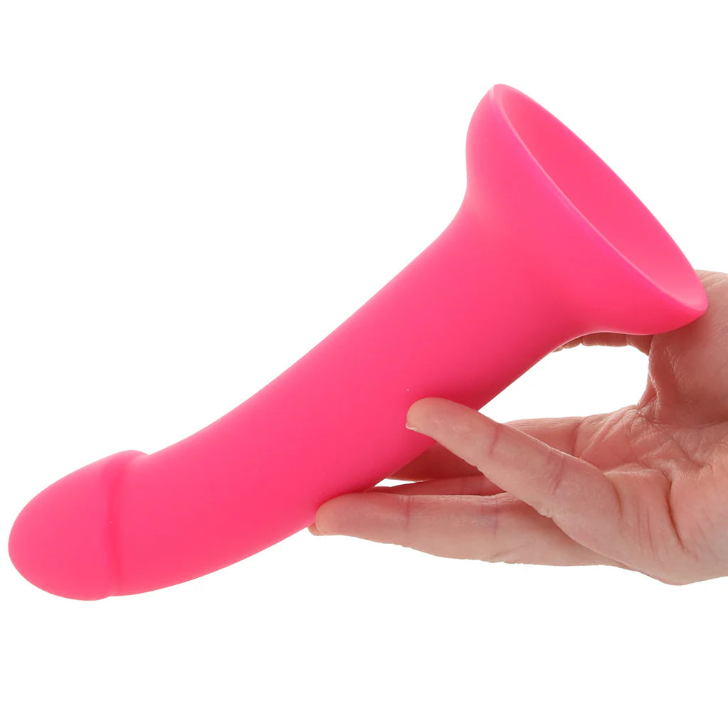 Premium 8 Inch Pink Silicone Dildo