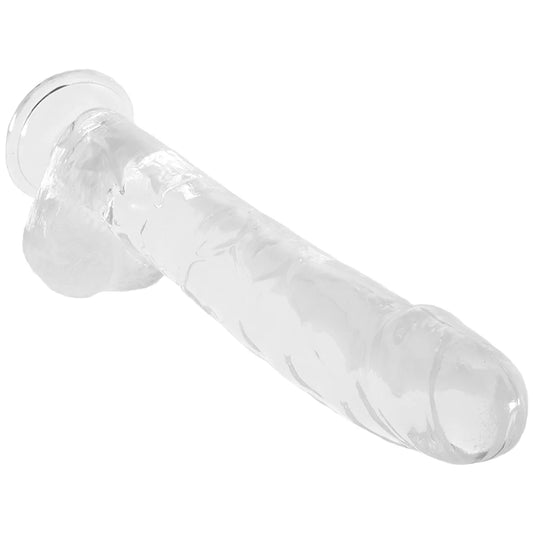 Size Queen 10 Inch Jelly Dildo in Clear