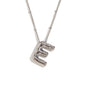 Letter Necklace Balloon Initial Necklaces for Women Girls Dainty Alphabet Pendant   Puffy Name Personalized Jewelry Gift Fashion Personality Jewelry For Girls Plated Gold Bubble Letter Necklace