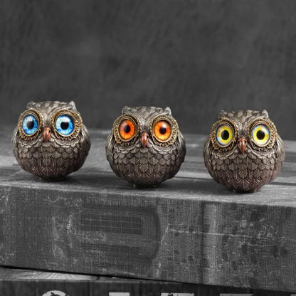 Owl Beads Pendant Owl Home Decoration Resin Craft Ornament