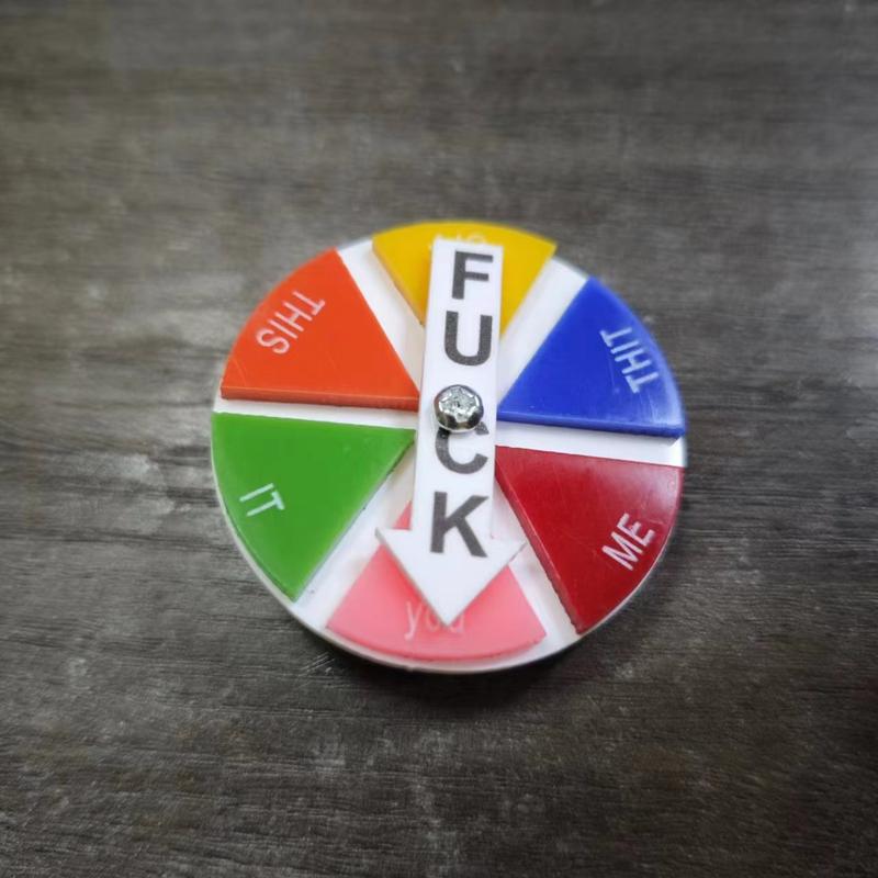 Spinner Magnet Colorful Turntable Rotating Magnet Refrigerator Whiteboard Office Inbox Decoration