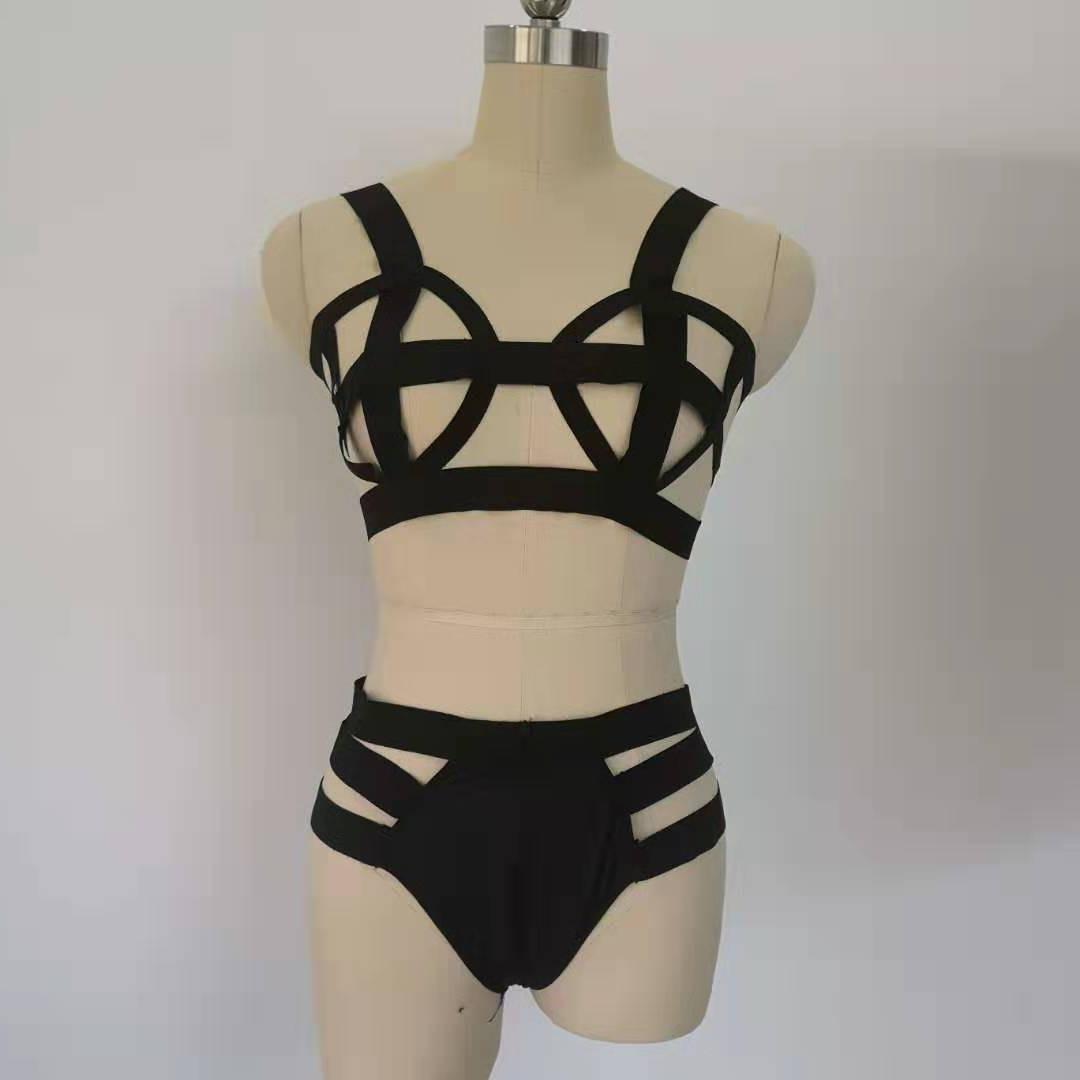 S-3XL Sexy Lingerie Plus Size Women Open Bra Set Costumes Sexy Underwear Temptation Lingerie Sexy Hot Erotic Porno Costumes